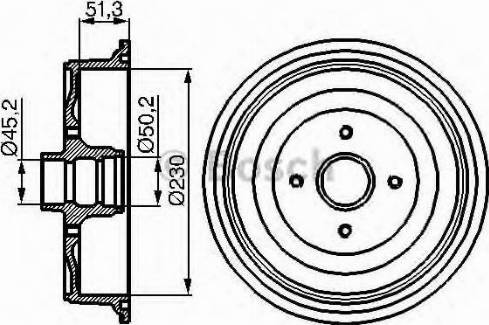 BOSCH 0 986 477 011 - Bubanj kočnica www.molydon.hr