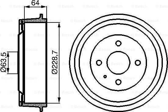 BOSCH 0 986 477 012 - Bubanj kočnica www.molydon.hr