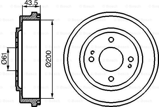 BOSCH 0 986 477 081 - Bubanj kočnica www.molydon.hr