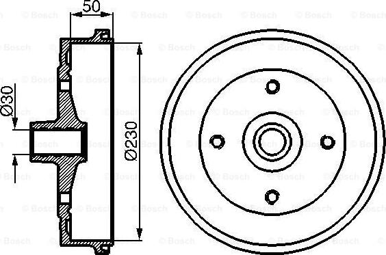 BOSCH 0 986 477 030 - Bubanj kočnica www.molydon.hr