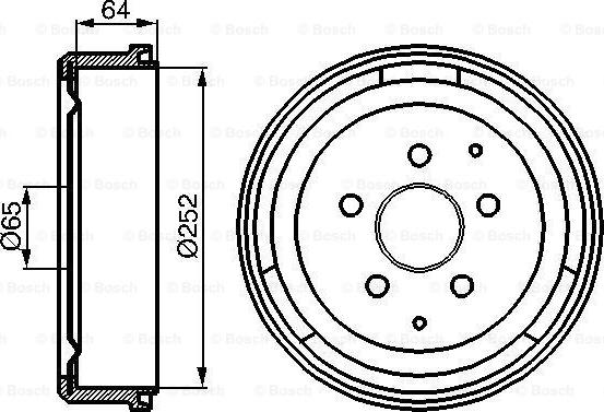 BOSCH 0 986 477 033 - Bubanj kočnica www.molydon.hr