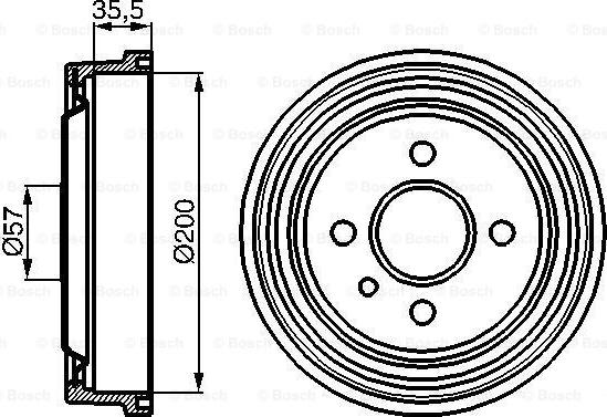 BOSCH 0 986 477 021 - Kočioni disk www.molydon.hr