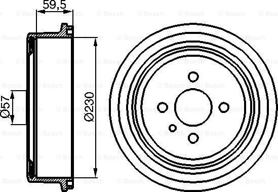 BOSCH 0 986 477 022 - Bubanj kočnica www.molydon.hr