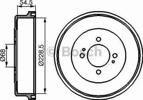 BOSCH 0 986 477 074 - Bubanj kočnica www.molydon.hr