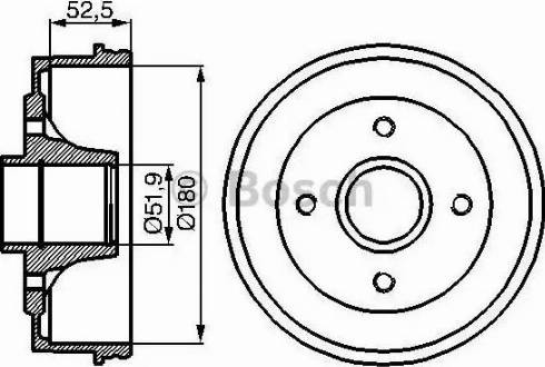 BOSCH 0 986 477 076 - Bubanj kočnica www.molydon.hr