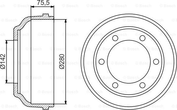 BOSCH 0 986 477 195 - Bubanj kočnica www.molydon.hr