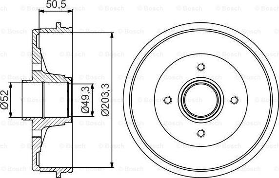 BOSCH 0 986 477 196 - Bubanj kočnica www.molydon.hr