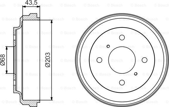 BOSCH 0 986 477 198 - Bubanj kočnica www.molydon.hr