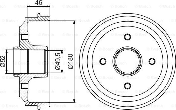 BOSCH 0 986 477 155 - Bubanj kočnica www.molydon.hr