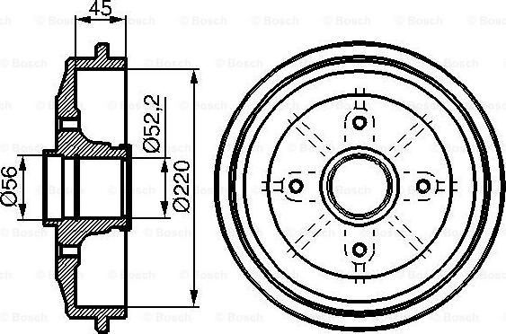 BOSCH 0 986 477 151 - Bubanj kočnica www.molydon.hr