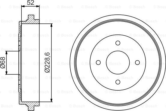 BOSCH 0 986 477 158 - Bubanj kočnica www.molydon.hr