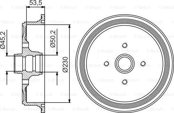 BOSCH 0 986 477 160 - Bubanj kočnica www.molydon.hr