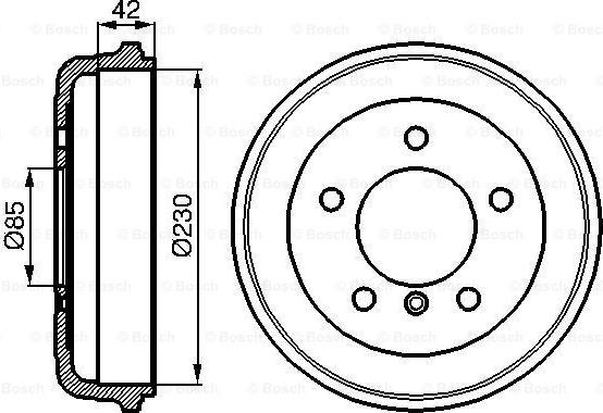 BOSCH 0 986 477 101 - Bubanj kočnica www.molydon.hr