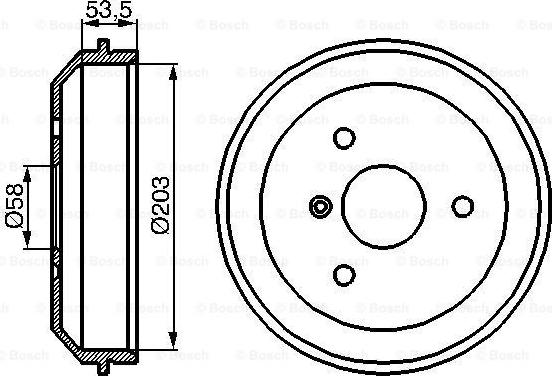 BOSCH 0 986 477 103 - Bubanj kočnica www.molydon.hr