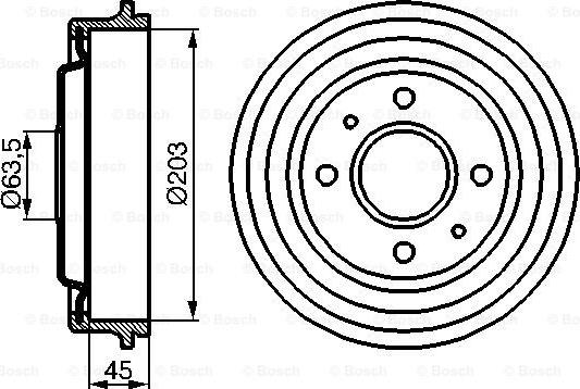 BOSCH 0 986 477 115 - Bubanj kočnica www.molydon.hr