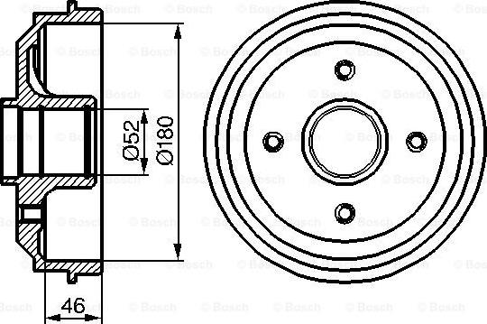 BOSCH 0 986 477 116 - Bubanj kočnica www.molydon.hr