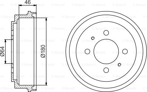 BOSCH 0 986 477 186 - Bubanj kočnica www.molydon.hr