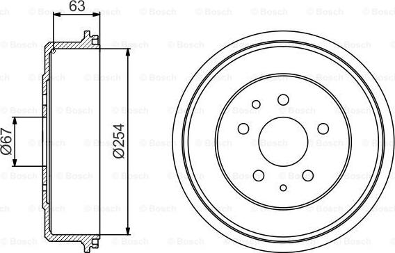 BOSCH 0 986 477 183 - Bubanj kočnica www.molydon.hr