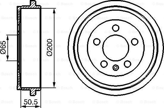 BOSCH 0 986 477 133 - Bubanj kočnica www.molydon.hr