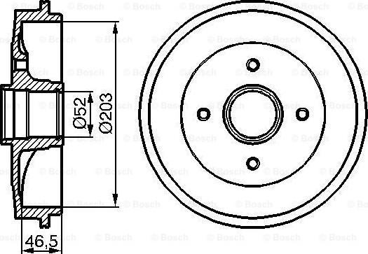 BOSCH 0 986 477 124 - Bubanj kočnica www.molydon.hr