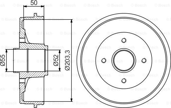 BOSCH 0 986 477 171 - Bubanj kočnica www.molydon.hr