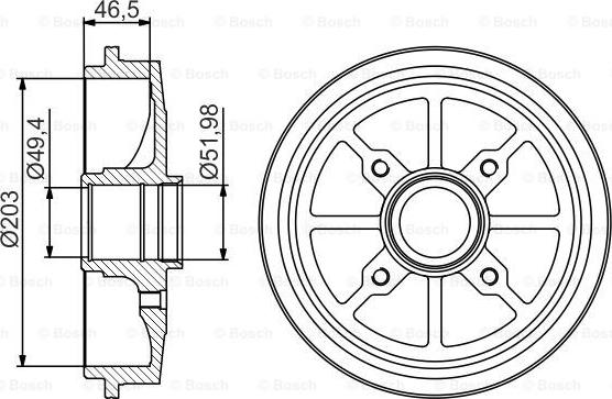 BOSCH 0 986 477 301 - Bubanj kočnica www.molydon.hr