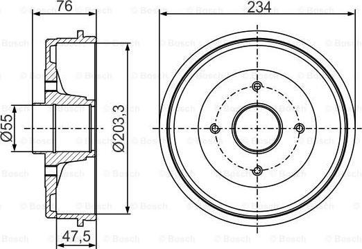 BOSCH 0 986 477 290 - Bubanj kočnica www.molydon.hr