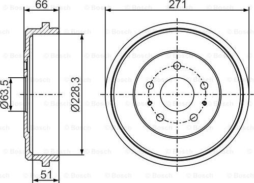 BOSCH 0 986 477 291 - Bubanj kočnica www.molydon.hr