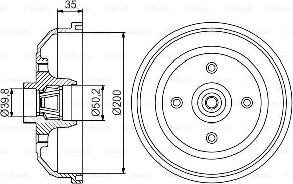 BOSCH 0 986 477 256 - Bubanj kočnica www.molydon.hr