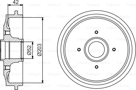 BOSCH 0 986 477 201 - Bubanj kočnica www.molydon.hr