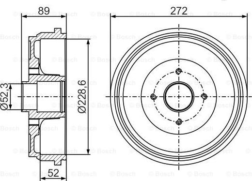 BOSCH 0 986 477 287 - Bubanj kočnica www.molydon.hr