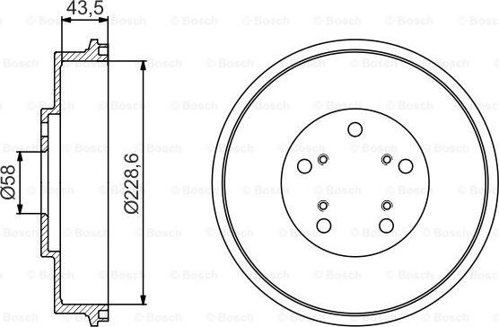 BOSCH 0 986 477 231 - Bubanj kočnica www.molydon.hr