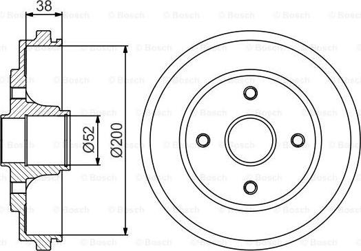 BOSCH 0 986 477 229 - Bubanj kočnica www.molydon.hr