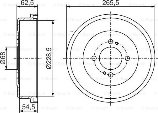 BOSCH 0 986 477 272 - Bubanj kočnica www.molydon.hr