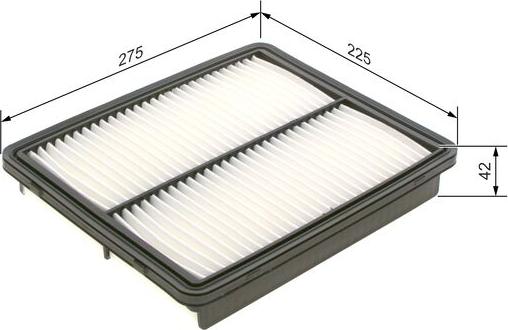 BOSCH 0 986 4B0 024 - Filter za zrak www.molydon.hr