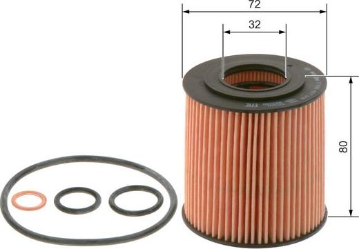 BOSCH 0 986 4B7 018 - Filter za ulje www.molydon.hr