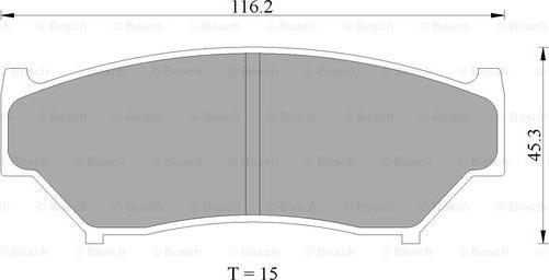 BOSCH 0 986 505 959 - Komplet Pločica, disk-kočnica www.molydon.hr