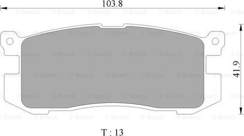 BOSCH 0 986 505 968 - Komplet Pločica, disk-kočnica www.molydon.hr