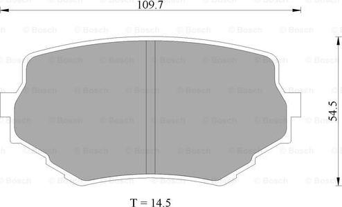 BOSCH 0 986 505 978 - Komplet Pločica, disk-kočnica www.molydon.hr