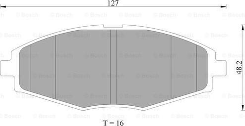 BOSCH 0 986 505 680 - Komplet Pločica, disk-kočnica www.molydon.hr