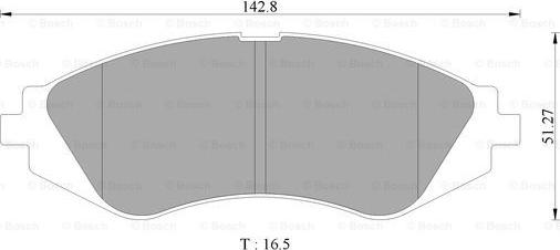 BOSCH 0 986 505 682 - Komplet Pločica, disk-kočnica www.molydon.hr