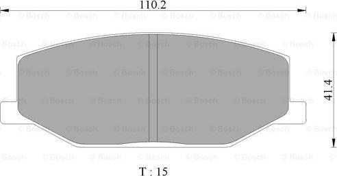 BOSCH 0 986 505 345 - Komplet Pločica, disk-kočnica www.molydon.hr