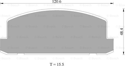 BOSCH 0 986 505 348 - Komplet Pločica, disk-kočnica www.molydon.hr