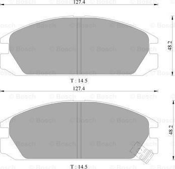 BOSCH 0 986 505 357 - Komplet Pločica, disk-kočnica www.molydon.hr