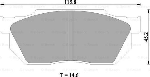 BOSCH 0 986 505 337 - Komplet Pločica, disk-kočnica www.molydon.hr