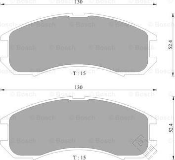 BOSCH 0 986 505 378 - Komplet Pločica, disk-kočnica www.molydon.hr