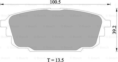 BOSCH 0 986 505 227 - Komplet Pločica, disk-kočnica www.molydon.hr