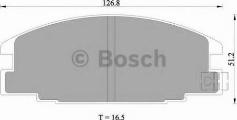 BOSCH 0 986 505 700 - Komplet Pločica, disk-kočnica www.molydon.hr