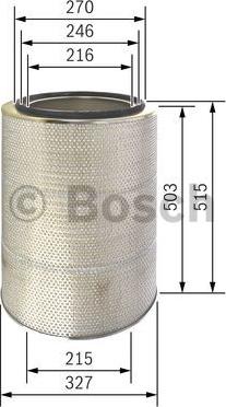 BOSCH 0 986 626 779 - Filter za zrak www.molydon.hr