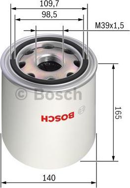 BOSCH 0 986 628 250 - Uložak susaca zraka, kompresor www.molydon.hr